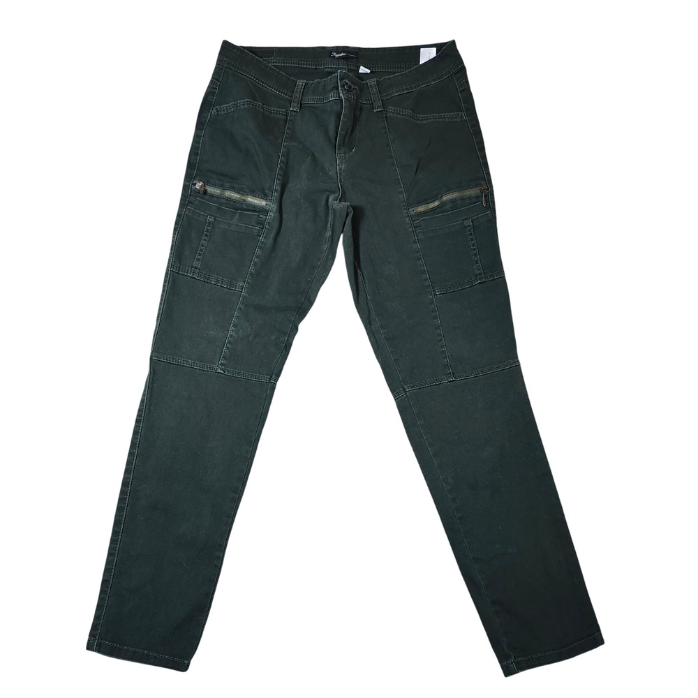Supplies‎ Women Olive Green Cargo Pants Zipped Pockets Utility Style Size 8